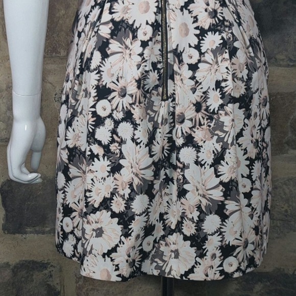 Forever 21 Dress Sleeveless Floral A-Line Pink White Gray Woman's Size‎ Medium - Picture 8 of 16